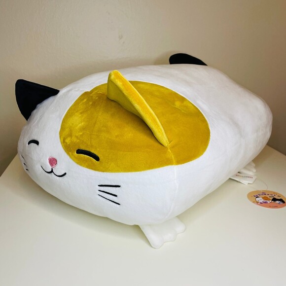 NWT Takasiji Mochi Calico Kitty plushie 14” - Picture 2 of 5